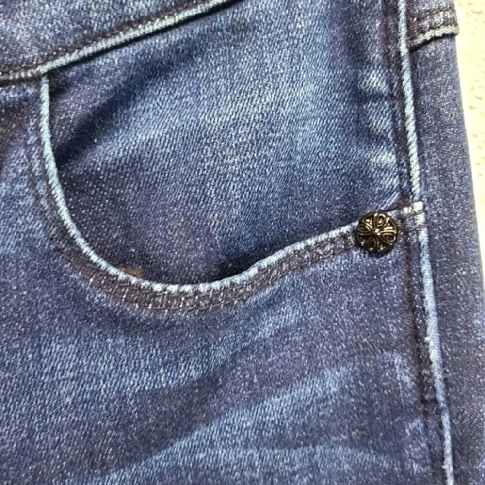 Habitual High Rise Skinny Blue Jeans Size 25 - Image 7