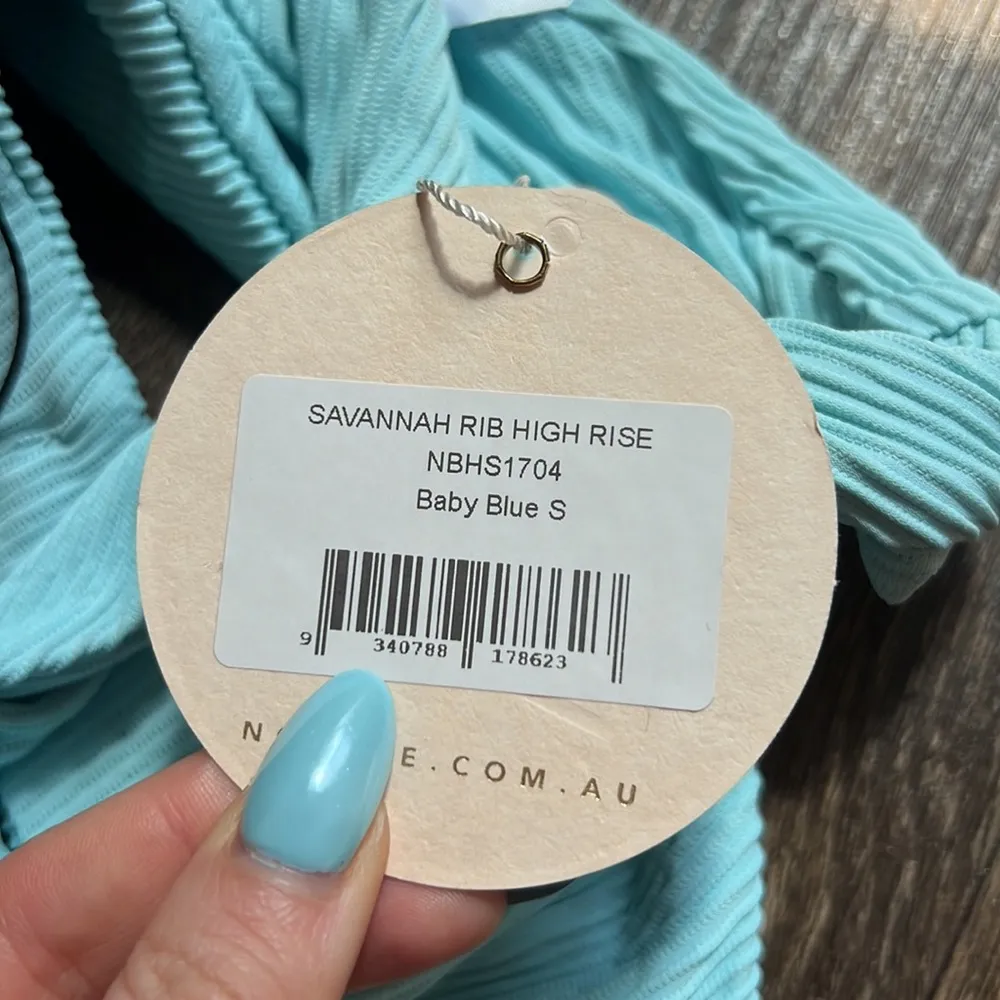 Savannah Rib High Rise Bikini Bottom - Image 4