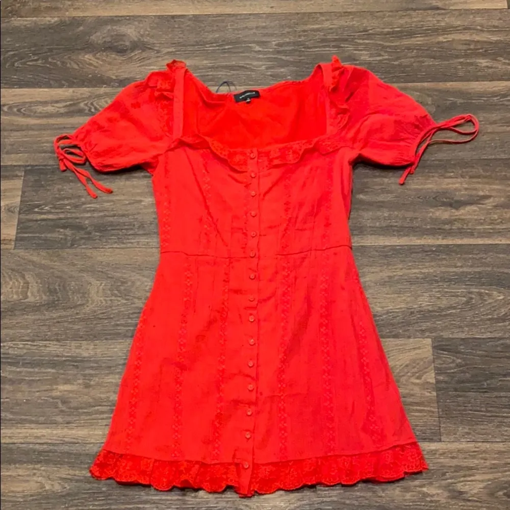 Chrisalee Mini Dress in Red - Image 2