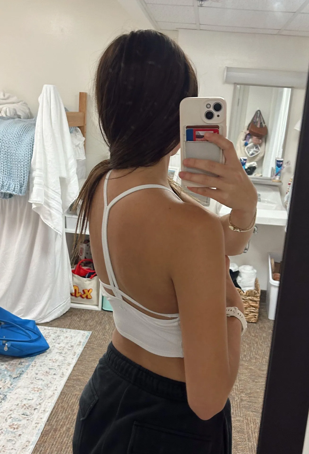 All Yoga Ribbed Crop Top - Image 2