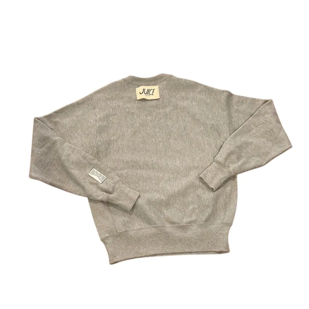 Juice Project Unisex Graphic Sweatshirt Gray Pullover Size S Casual - Image 9