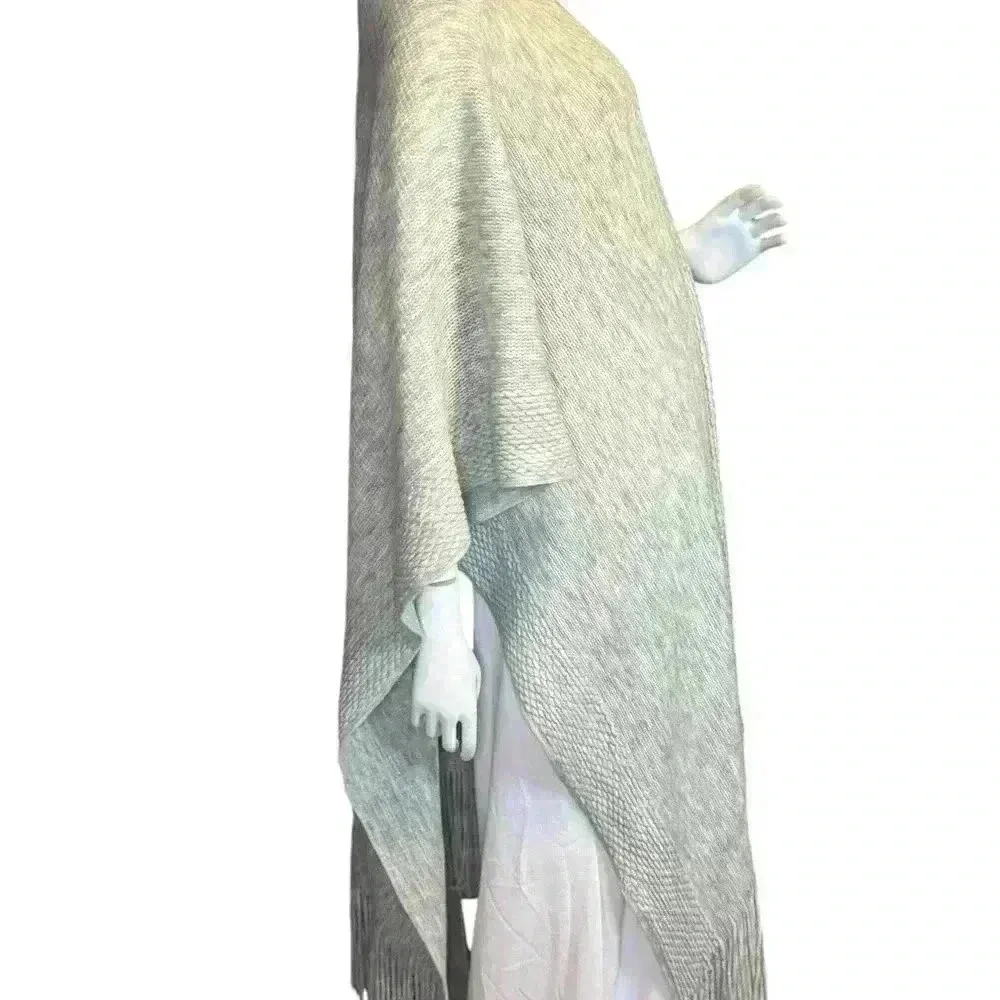Gently Fawn Hetmosa Cardigan/Poncho Fringe Shawl Wrap soft feel. - Image 7
