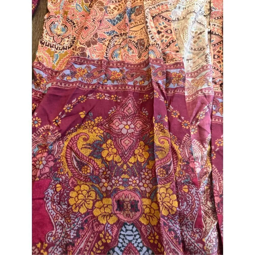 Soft surroundings open front kimono size xl boho - Image 3