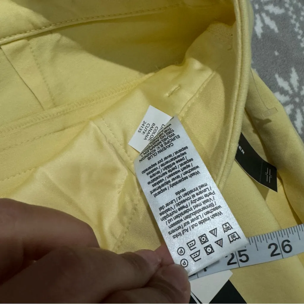 NWT Stitch Fix Liverpool Kelsey‎ Knit Trousers In Yellow Size 16/33 - Image 5