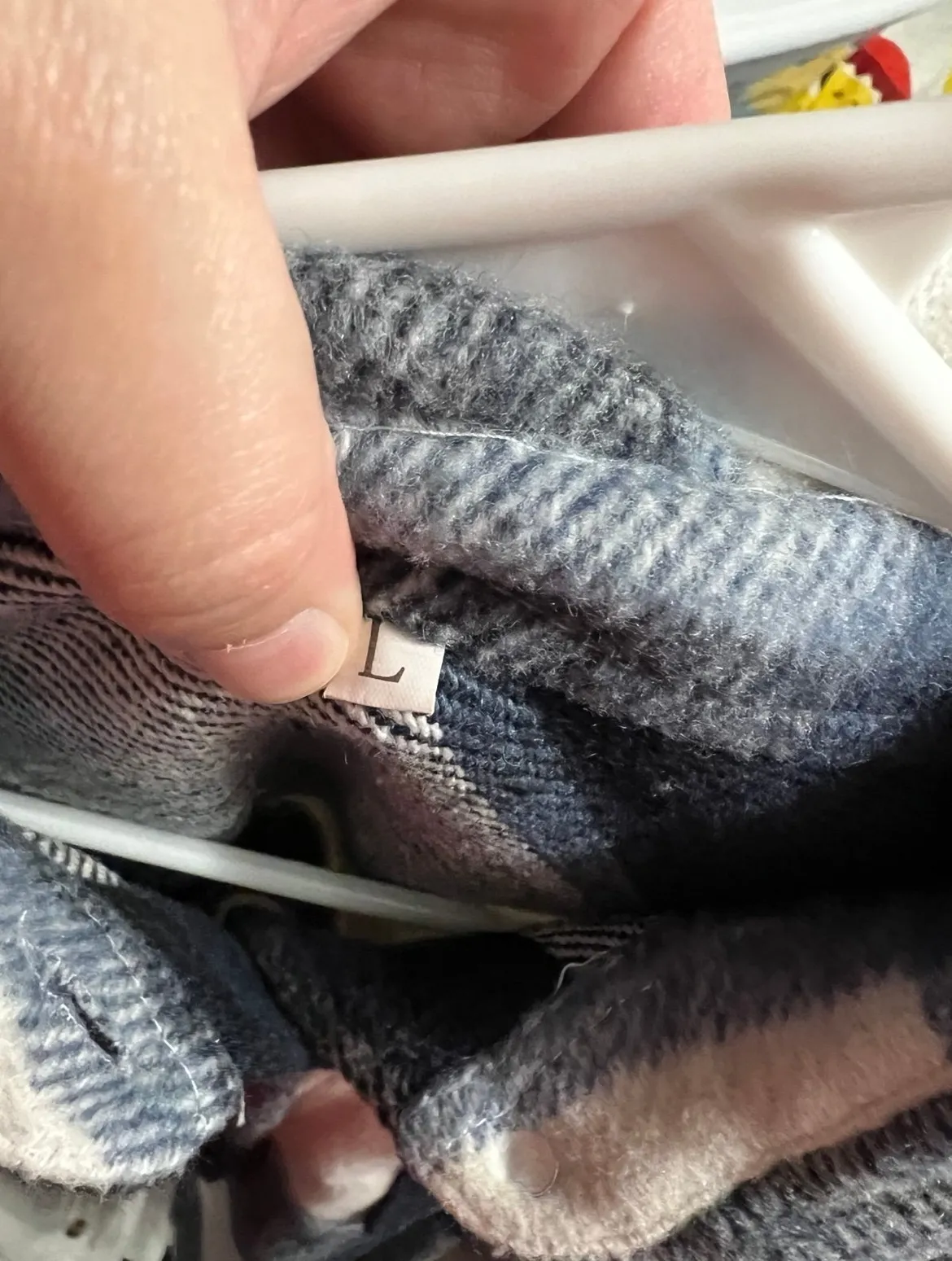 Women’s Blue/White Plaid Shacket - Image 4