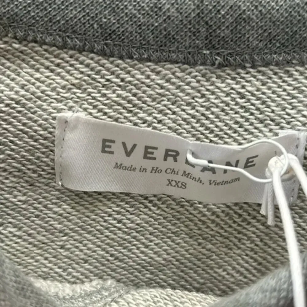 Everlane French Terry Heavy Crewneck Sweatshirt (Grey) (NEW w Tags) - Image 4