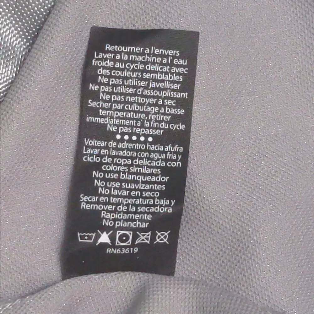 Spyder Active Tank Top Gray Sleeveless Scoop Neck Racerback Side Cinch L New - Image 7