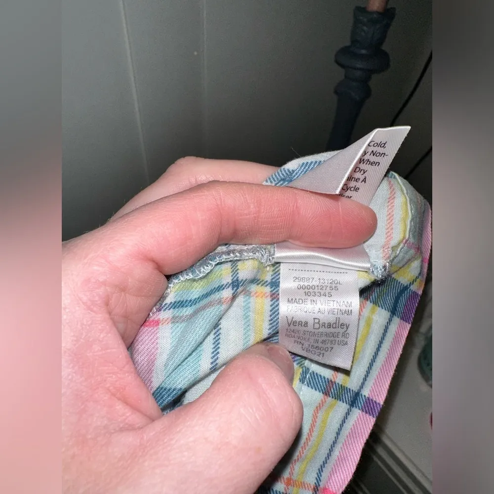 NWOT Vera Bradley Women's Cotton Pajama Plaid Shorts - Image 5