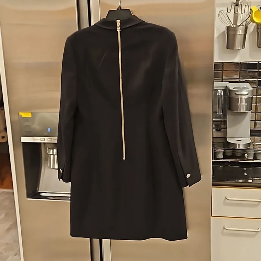 💕ANNE KLEIN💕 Double Breasted Tuxedo Blazer Dress ~ Black 12 - Image 13