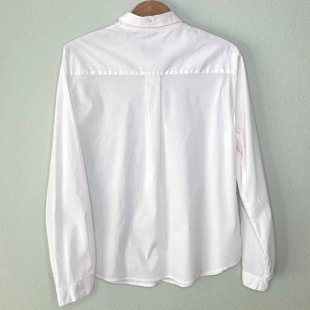 Armani Jeans Button Up in White Size 48 / 12 - Image 2