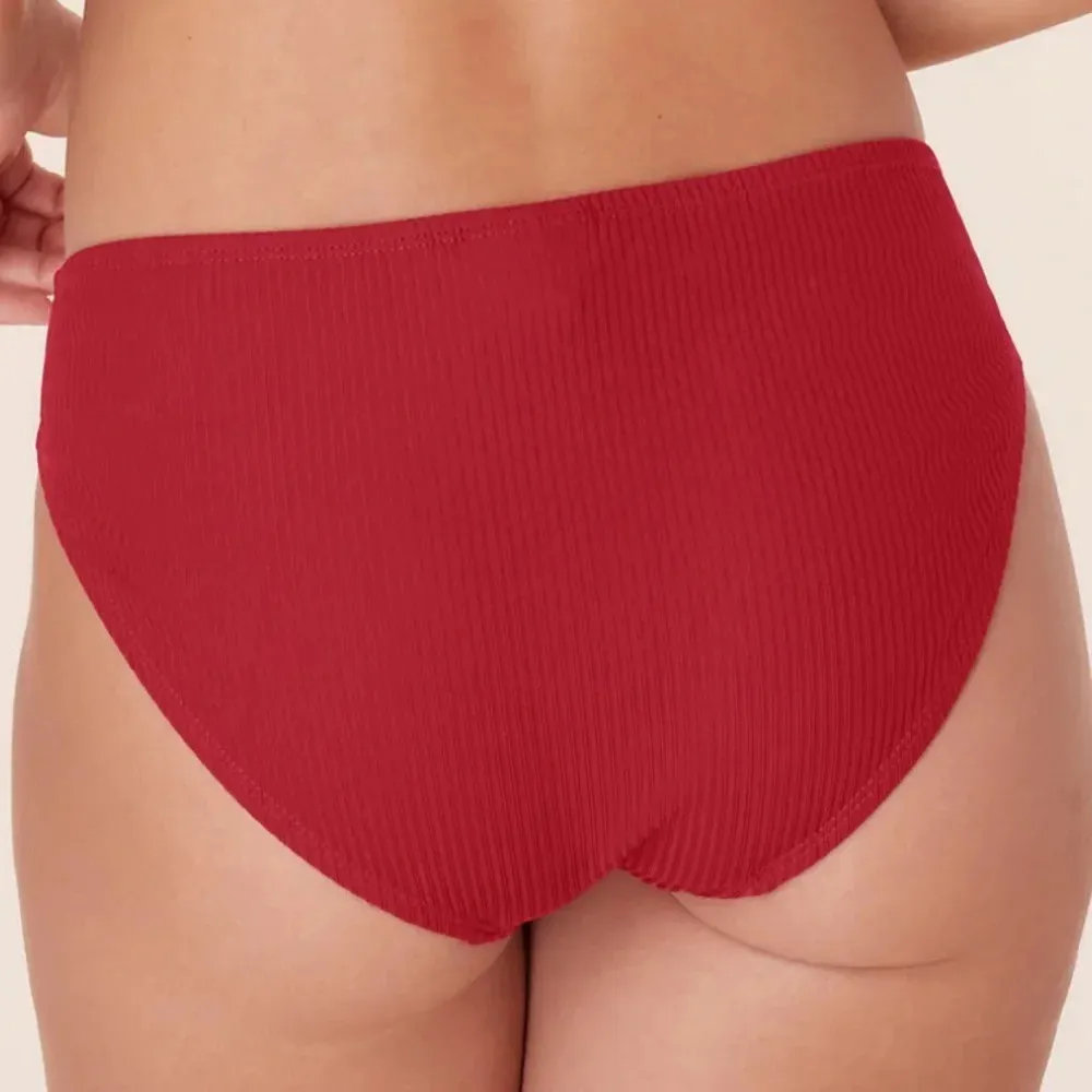 Andie x Mindy Bikini Set Maui Top‎ Rib Swimsuit Flame Red size small NWT/NWOT - Image 3