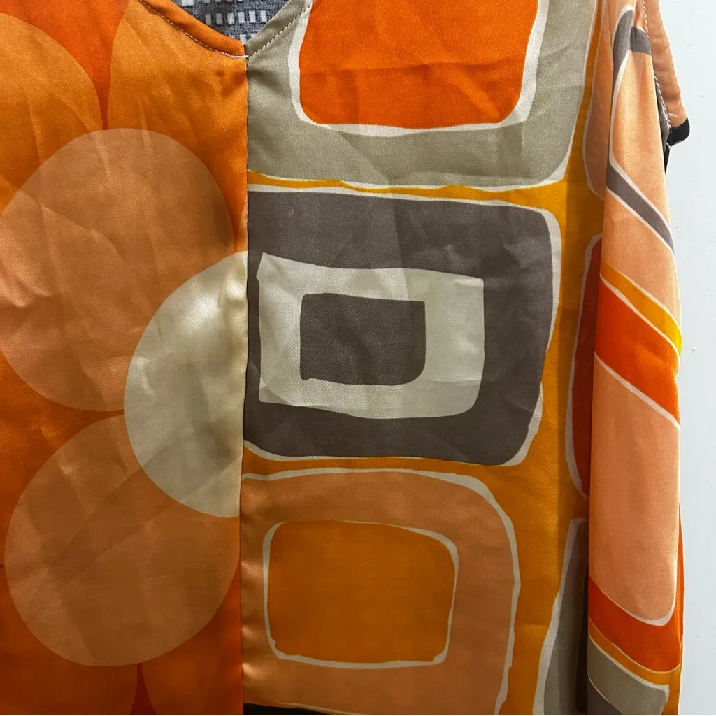 Anthropologie Tiny Geometric Print Women's Silky Tank Top Size XS - Image 2