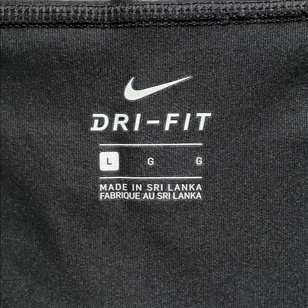 AIR FORCE Nike Leggings Womens Sz Large Black Blue Logo Air Force Falcons - Image 4