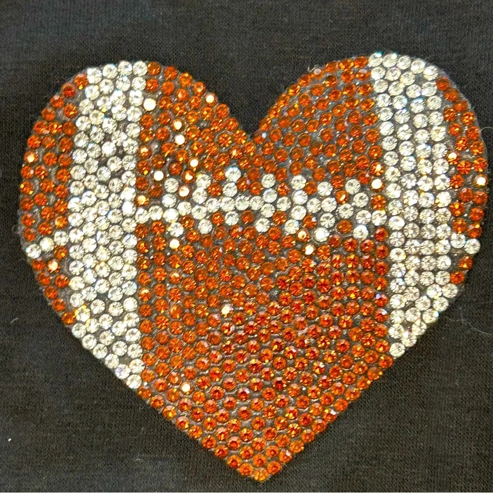 Raiders oversized cold shoulder cutout ruffle rhinestone flowy top/dress LG - Image 5