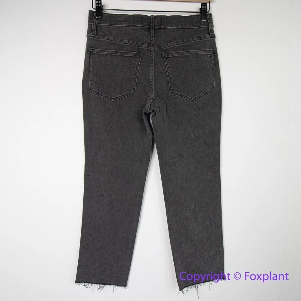 New!‎ Madewell Petite Stovepipe Jeans in Banberry Wash: Raw-Hem, P28 - Image 8