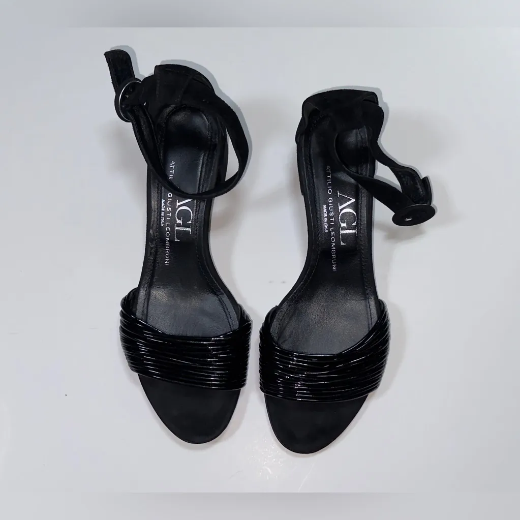 AGL Attilio Giusti Leombruni Black Women's Sandals 🖤 Size 9 - Image 16