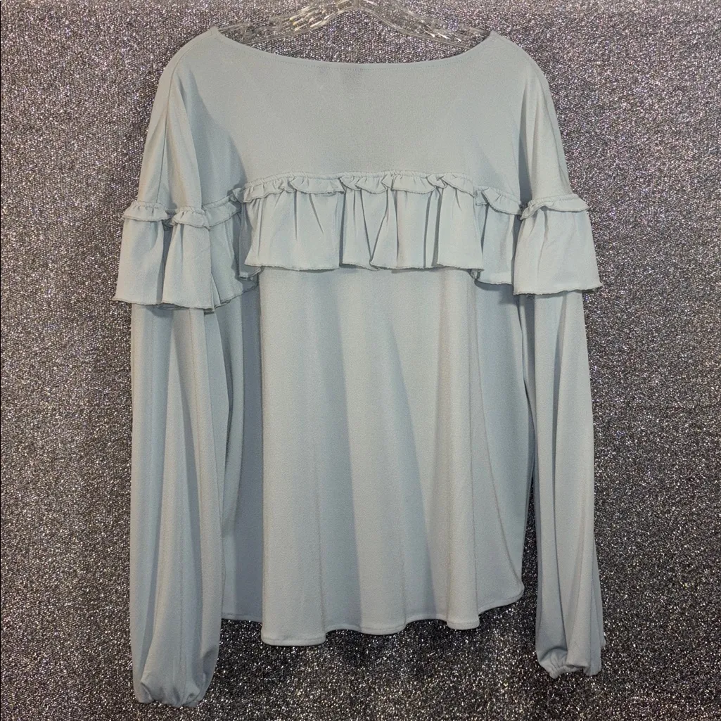 size XL blouse • KAARI blue - Image 4