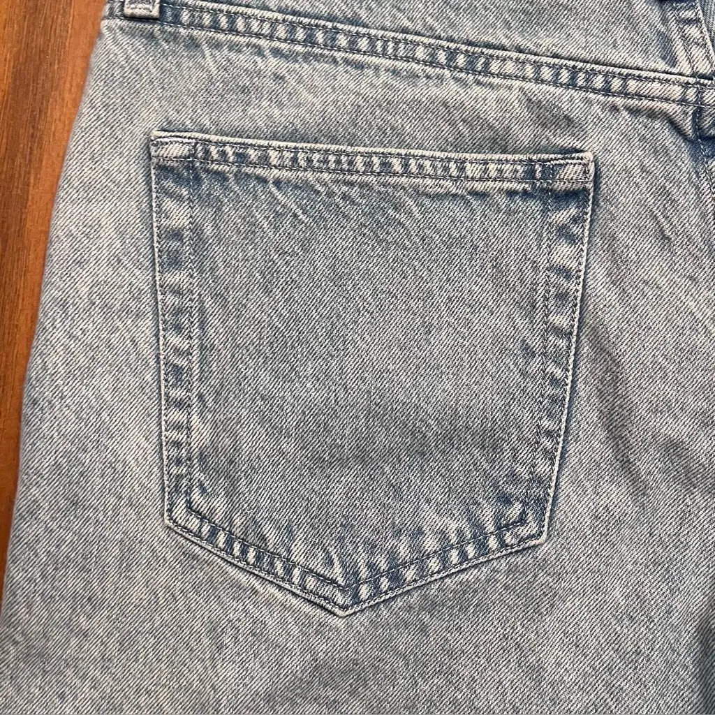 Aritzia Sunday Best Great‎ Mood High-Waisted Mom Jean Denim Shorts Size 27 - Image 14