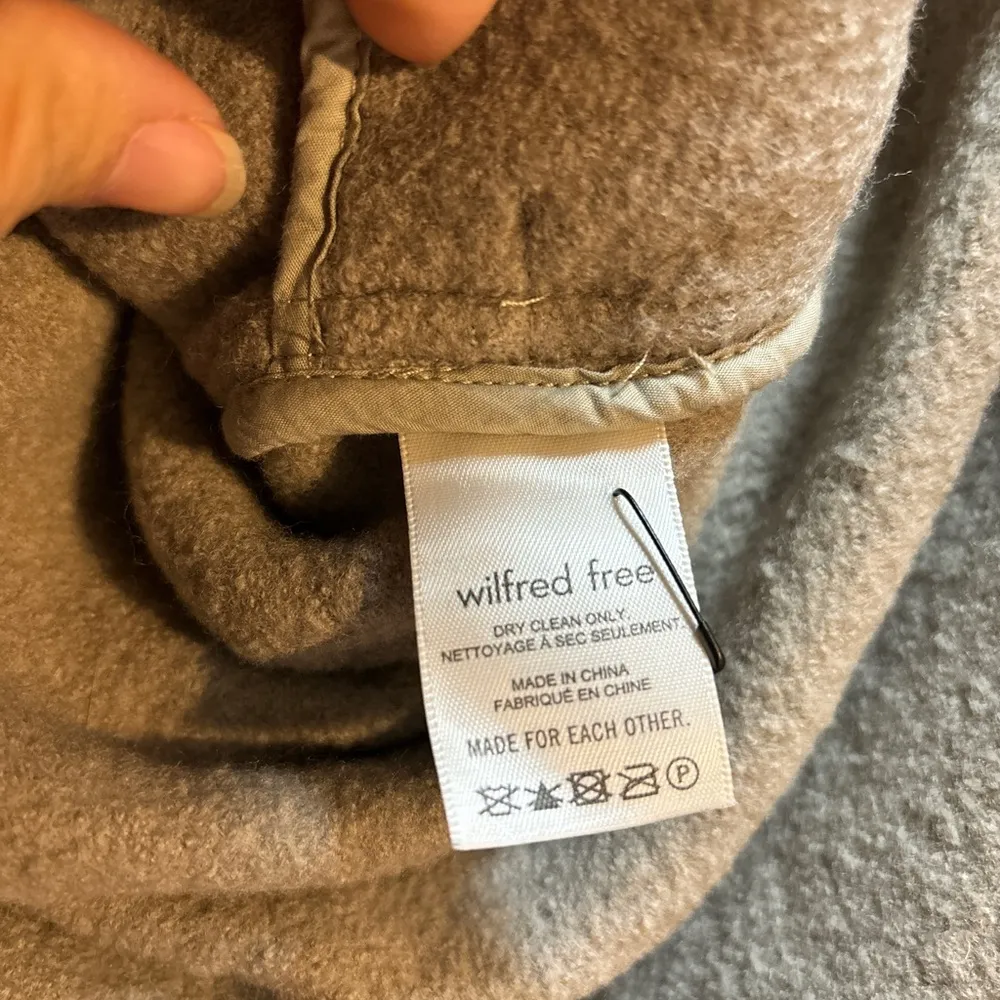 Wilfred Free The Ganna Shirt Jacket - Beige with Olive tones, Sz S - Image 6