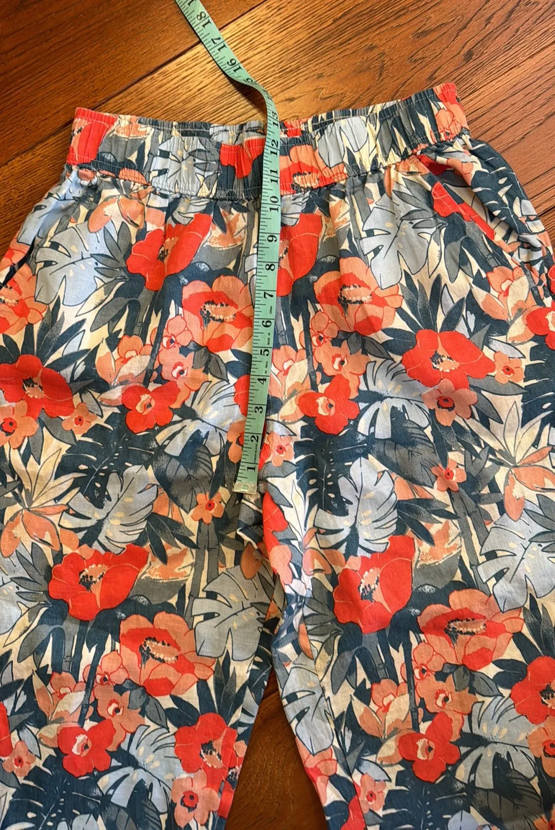 C&C California Wide Leg Linen Tropical Pants - Image 5