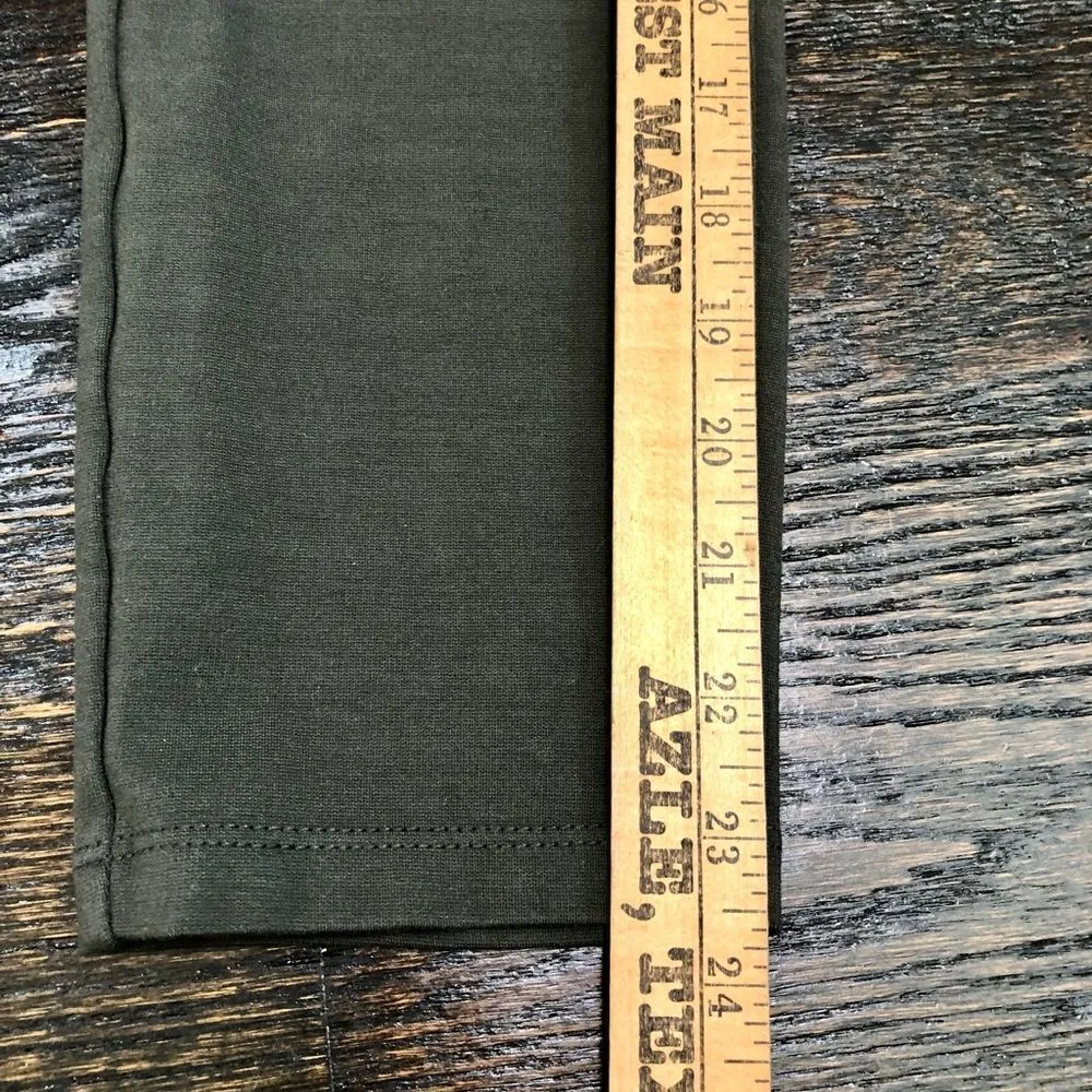 Olive Green Liverpool 4 Petite Pull-on Leggings - Image 6