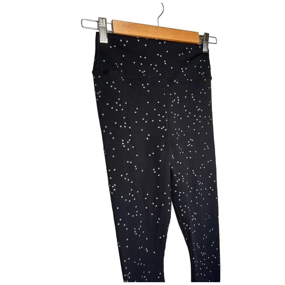 Spiritual Gangster Night Sky Star Celestial High Waisted Leggings Black S - Image 4