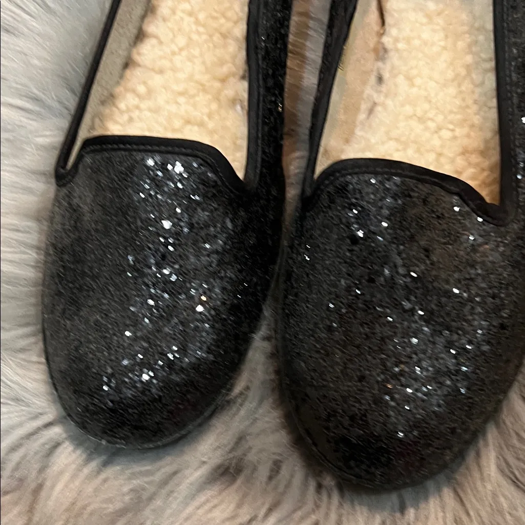 EUC UGG Australia Alloway Glitter Smoking Slippers sz 8 - Image 4