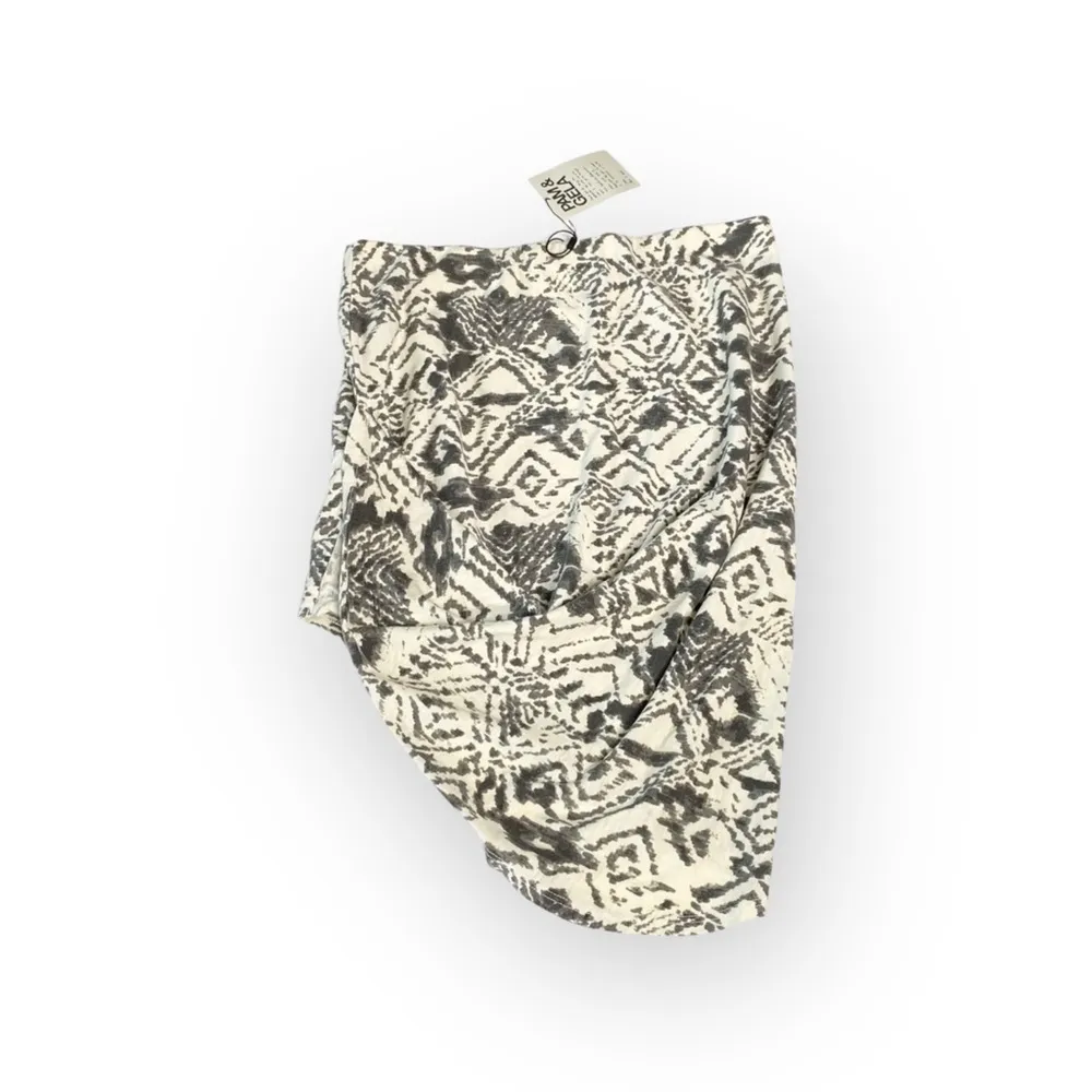 new  ✲ Asymmetric Drape Print Mini Skirt ✲ Hazy Stone Print ✲ Small - Image 10