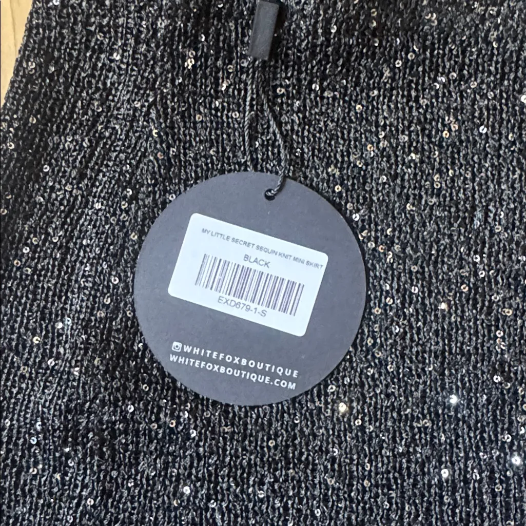 White Fox Boutique My Little Secret Sequin Skirt - Image 2