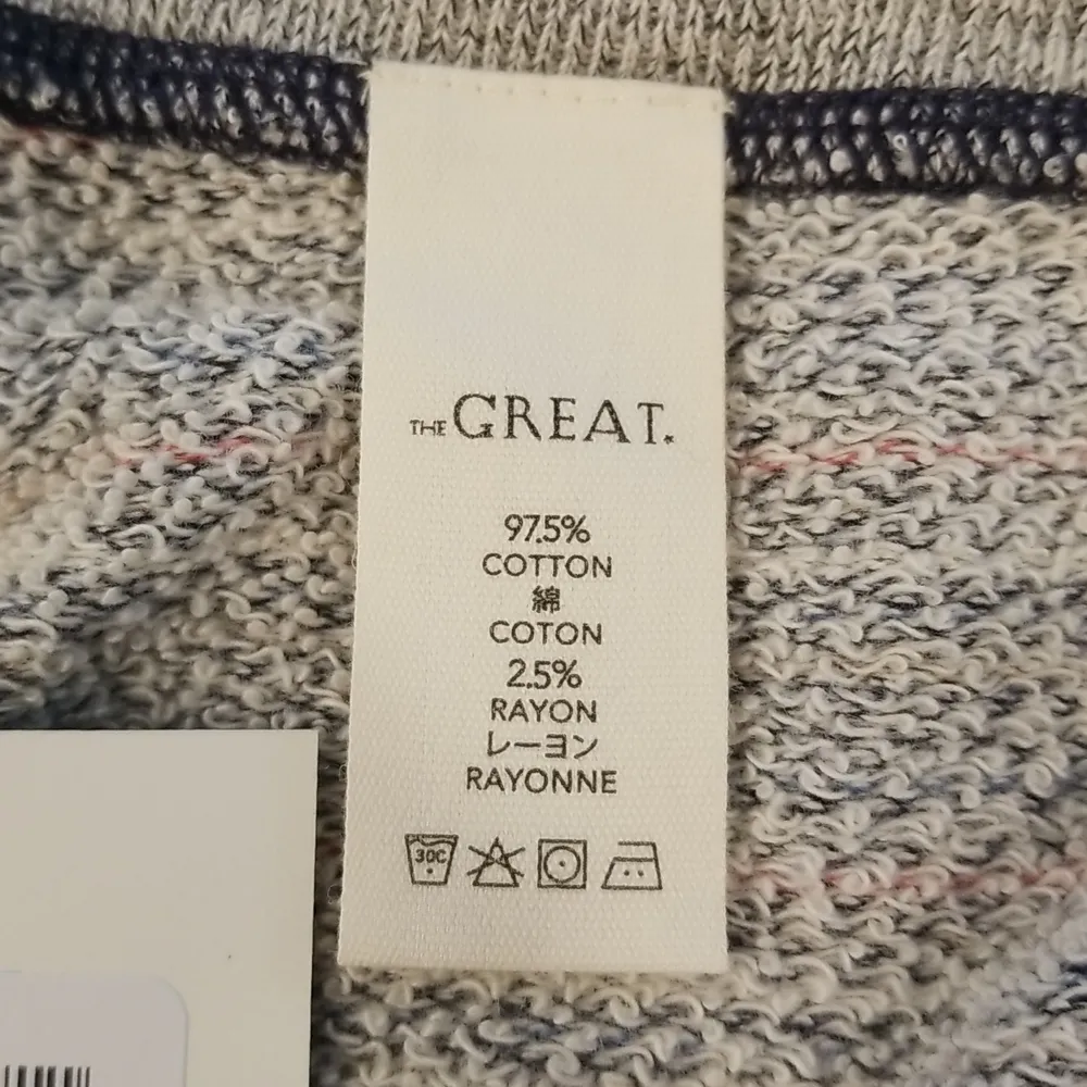 💕THE GREAT💕 Puff Sleeve Sweatshirt + Wide Leg Cropped Sweatpant Large L NWT - Image 16