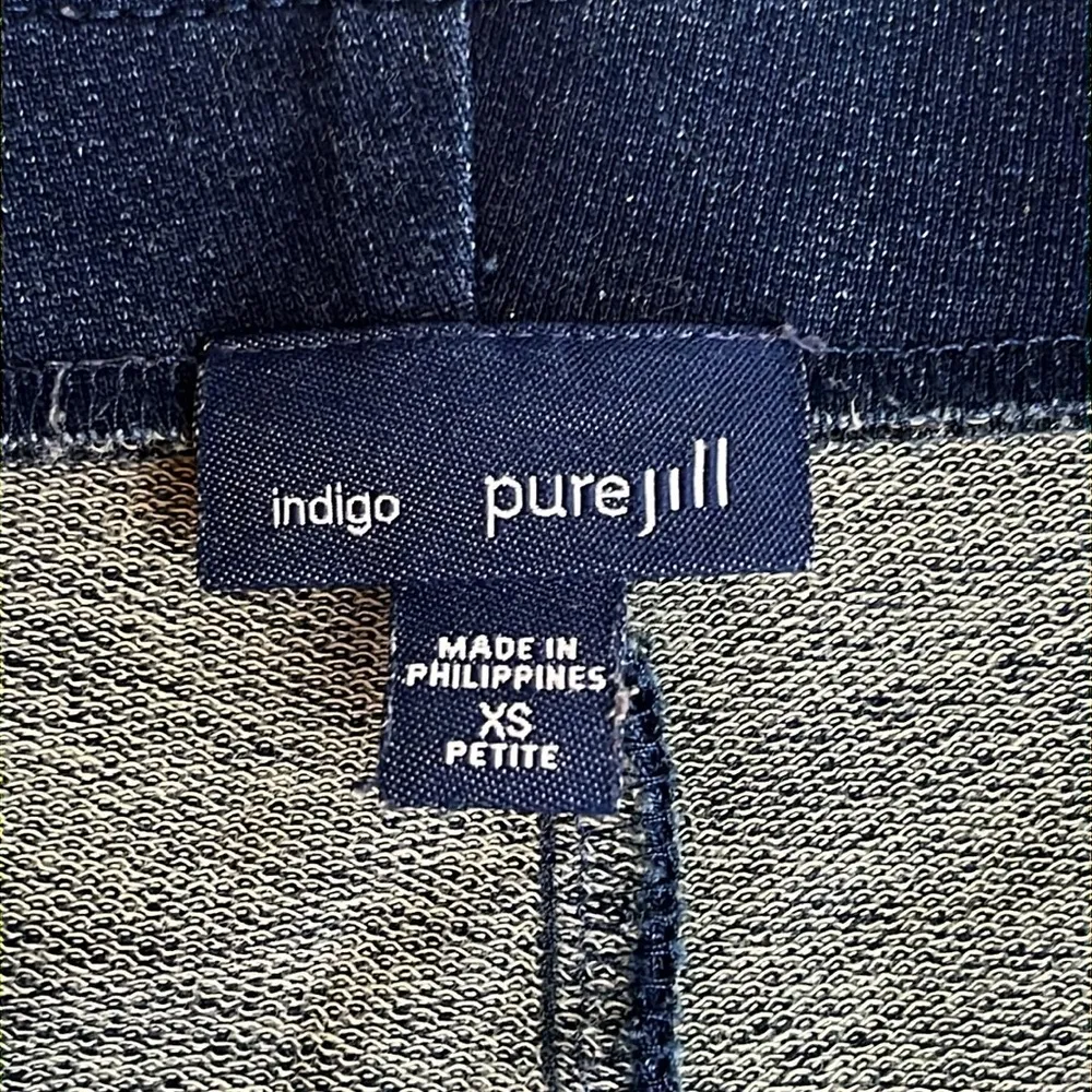 Pure Jill Indigo knit pull on straight leg jeans - Image 10