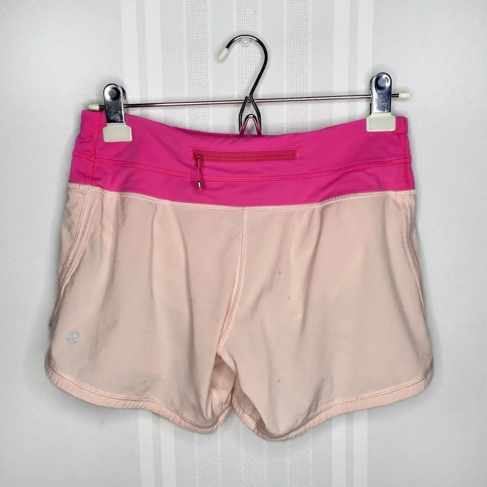 Lululemon Groovy Run Short Parfait Pink Pinkalicious Workout Shorts Size 4 - Image 15