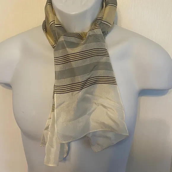 Vintage Top Hit Baar & Beard scarf striped - Image 2