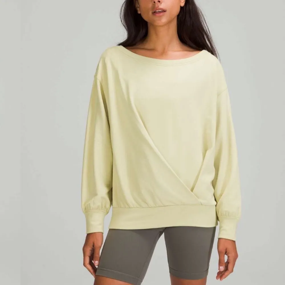 Lululemon Pleated Modal Fleece Pullover
Dew Green - Image 2