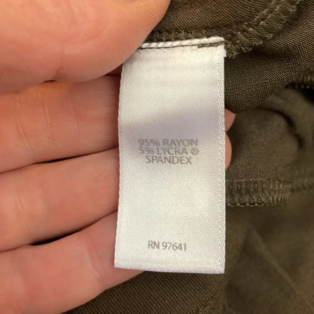 J. Jill Brown Wide Leg Stretch Capri Pants with Side Pockets Size XS - Image 11