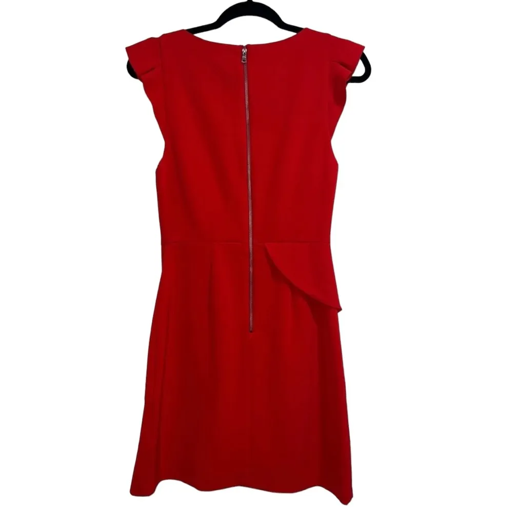 Red Verona Ruffle Dress - Image 6