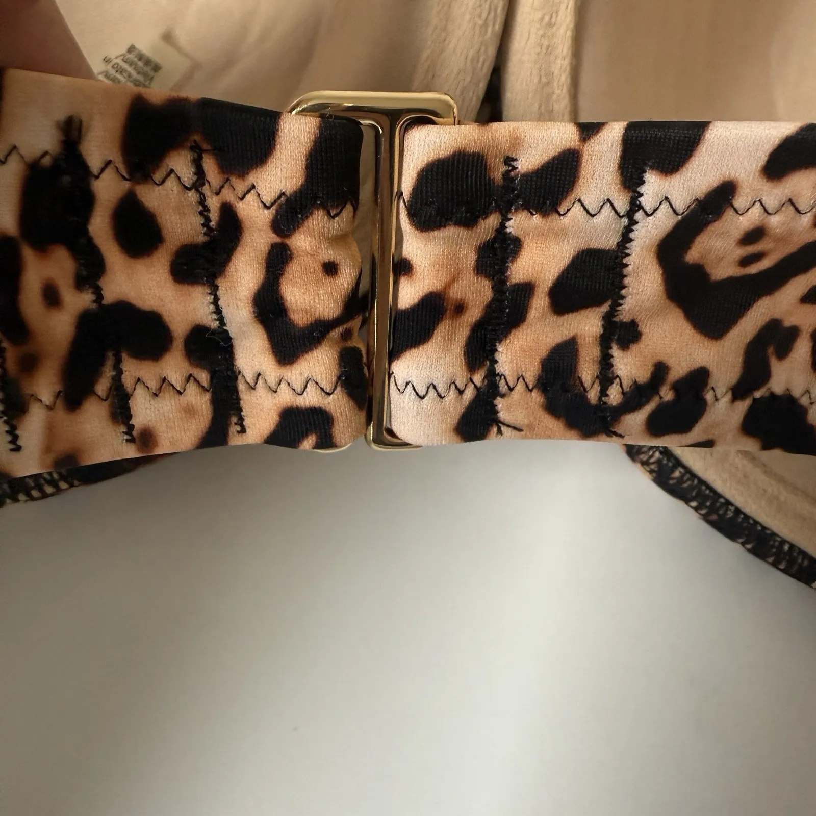 Victoria's Secret 36DD Cheetah Print Bandeau Bra Padded - Image 6