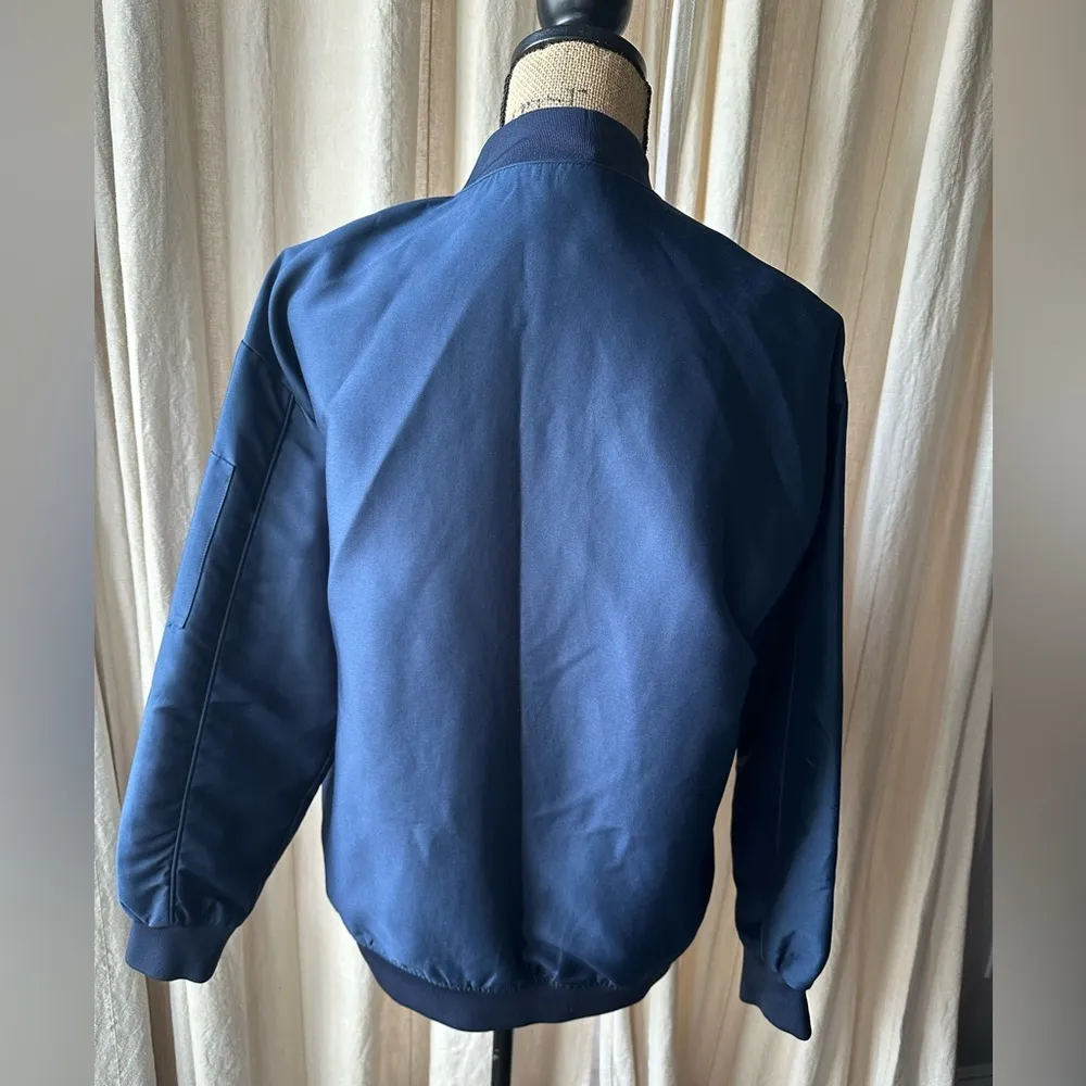 JUST FEMALE THEORY BOMBER NAVY Blue Size M - Image 5