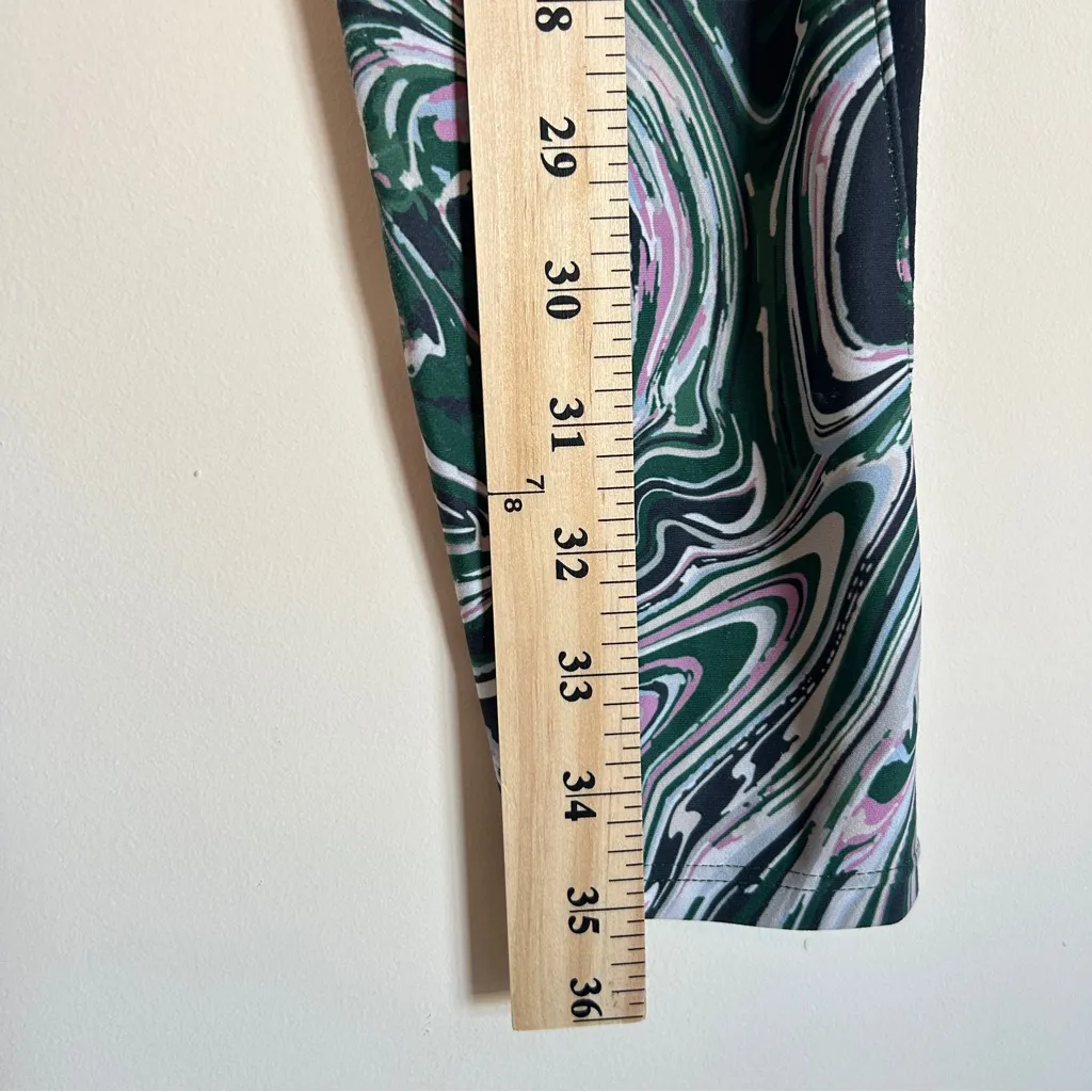 Tuckernuck Rare Marbled Print Patterned Athletic Leggings Women’s Size Small - Image 7