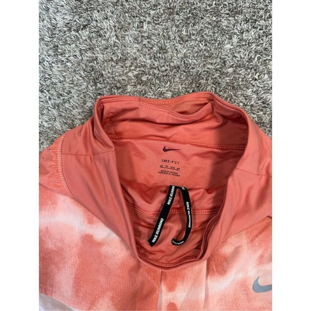 Nike Eclipse Running Shorts 3" Women's Dri- Fit Training Lined Shorts Orange XS - Image 5