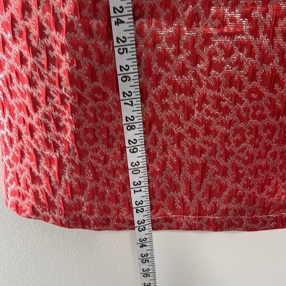 RECLAIMED Vintage Dress Size 8 Red - Image 4