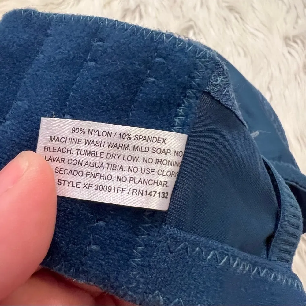 Prima Valentina Lightly Padded Bra Teal Lace Blue Size undefined - Image 8