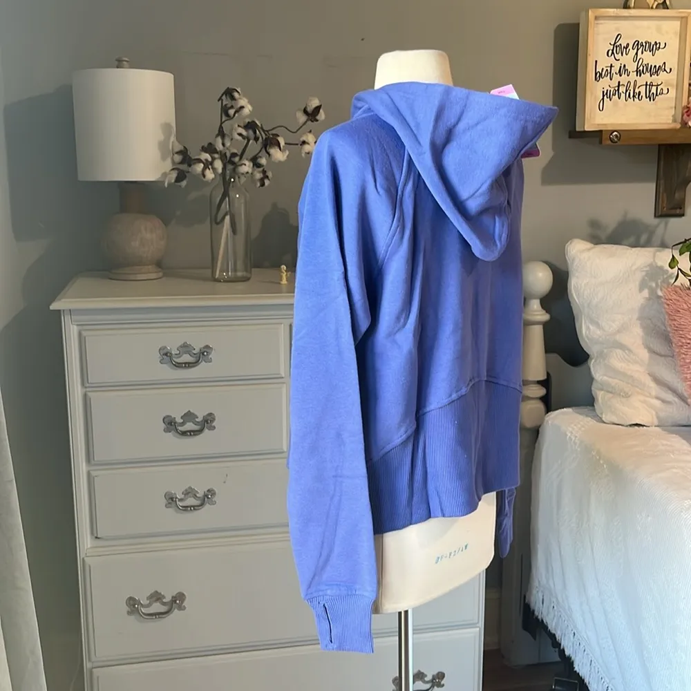 Jogging Suit Sweatshirt Scuba Neck Sweatpants Cotton Fleece Hoodie Joggers Small - Image 11