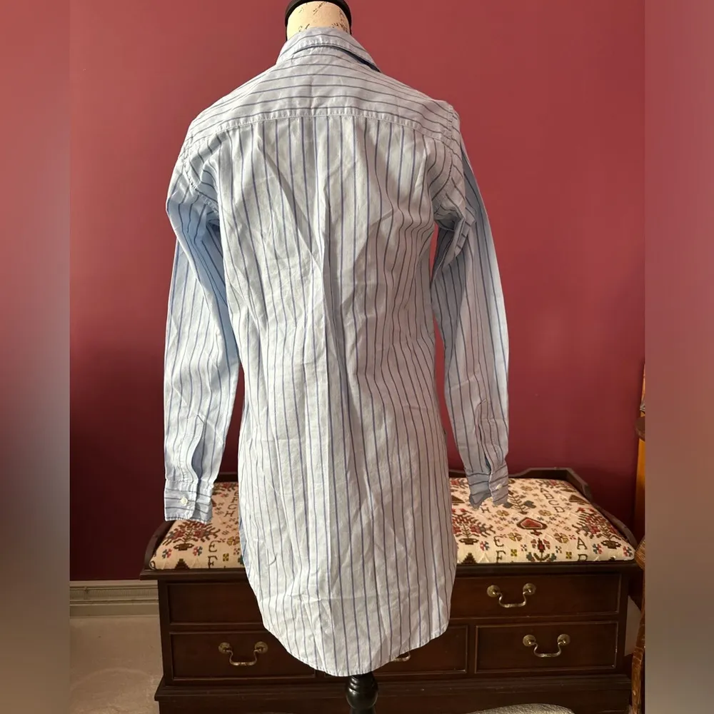 Frank & Eileen “Grayson” Light Blue Pinstripe Button up Relaxed Fit Size XS - Image 2