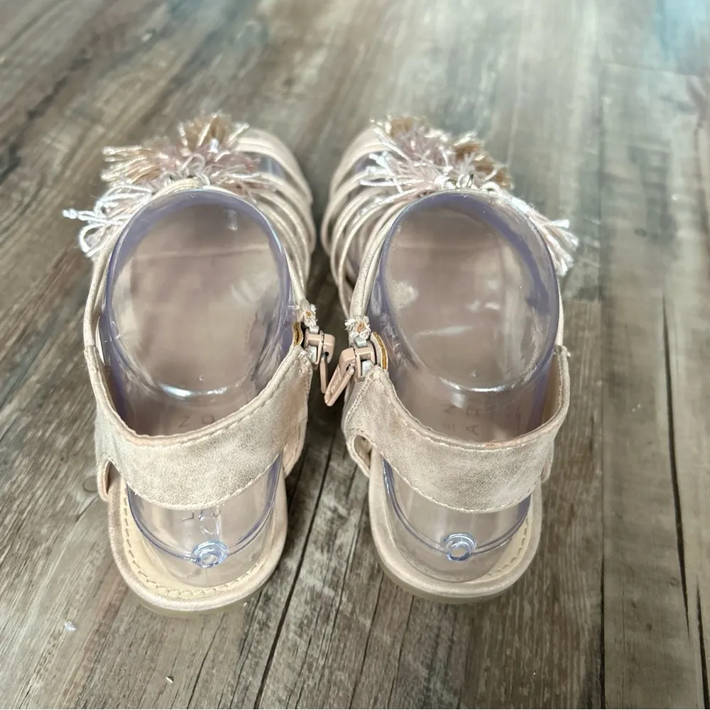 Lauren Conrad Tassel Strappy Pink Sandals Size 8 - Image 2