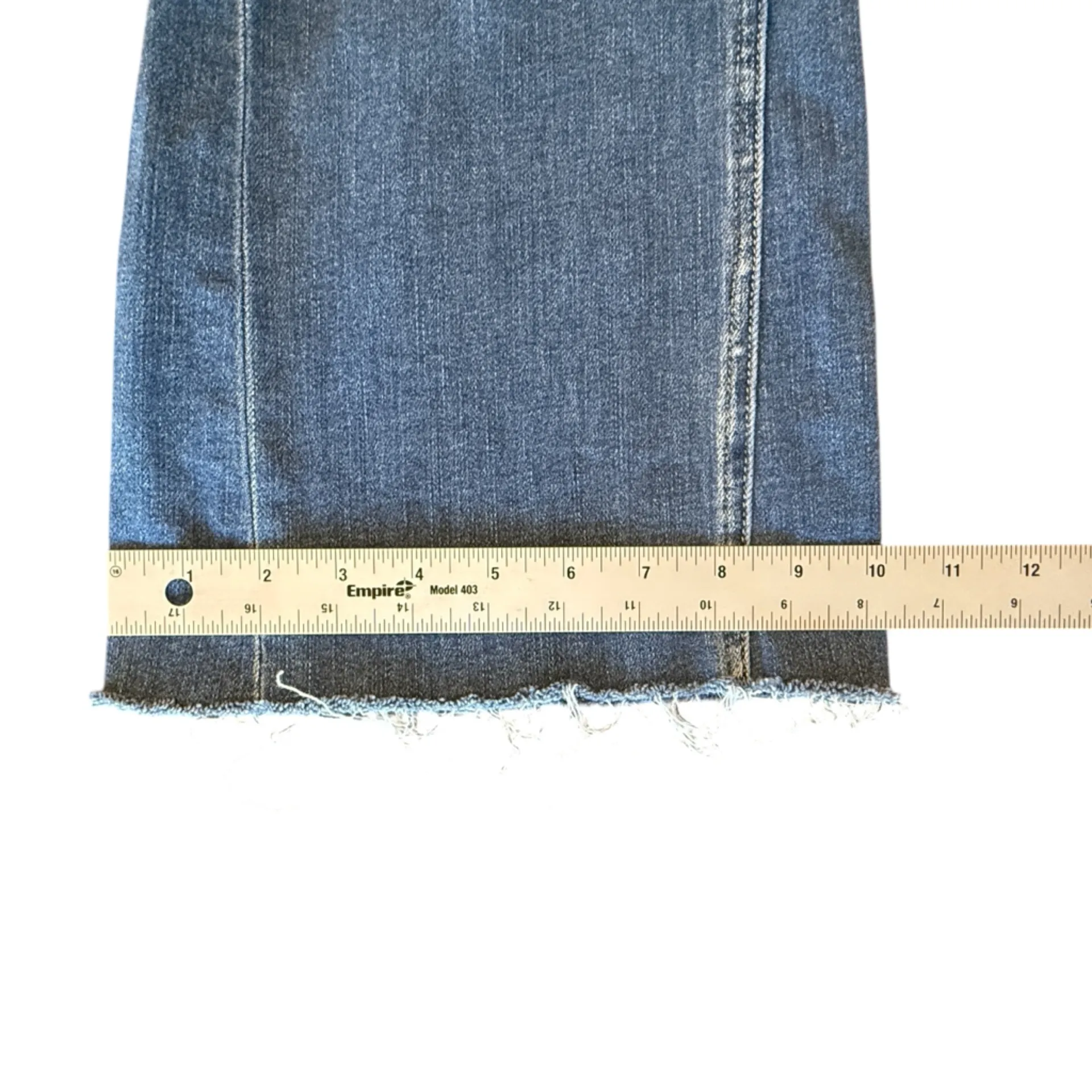 FLYING MONKEY HIGH RISE DISTRESSED RELEASED HEM FLARE JEANS - F4048 - WOMEN’S 31 - Image 15