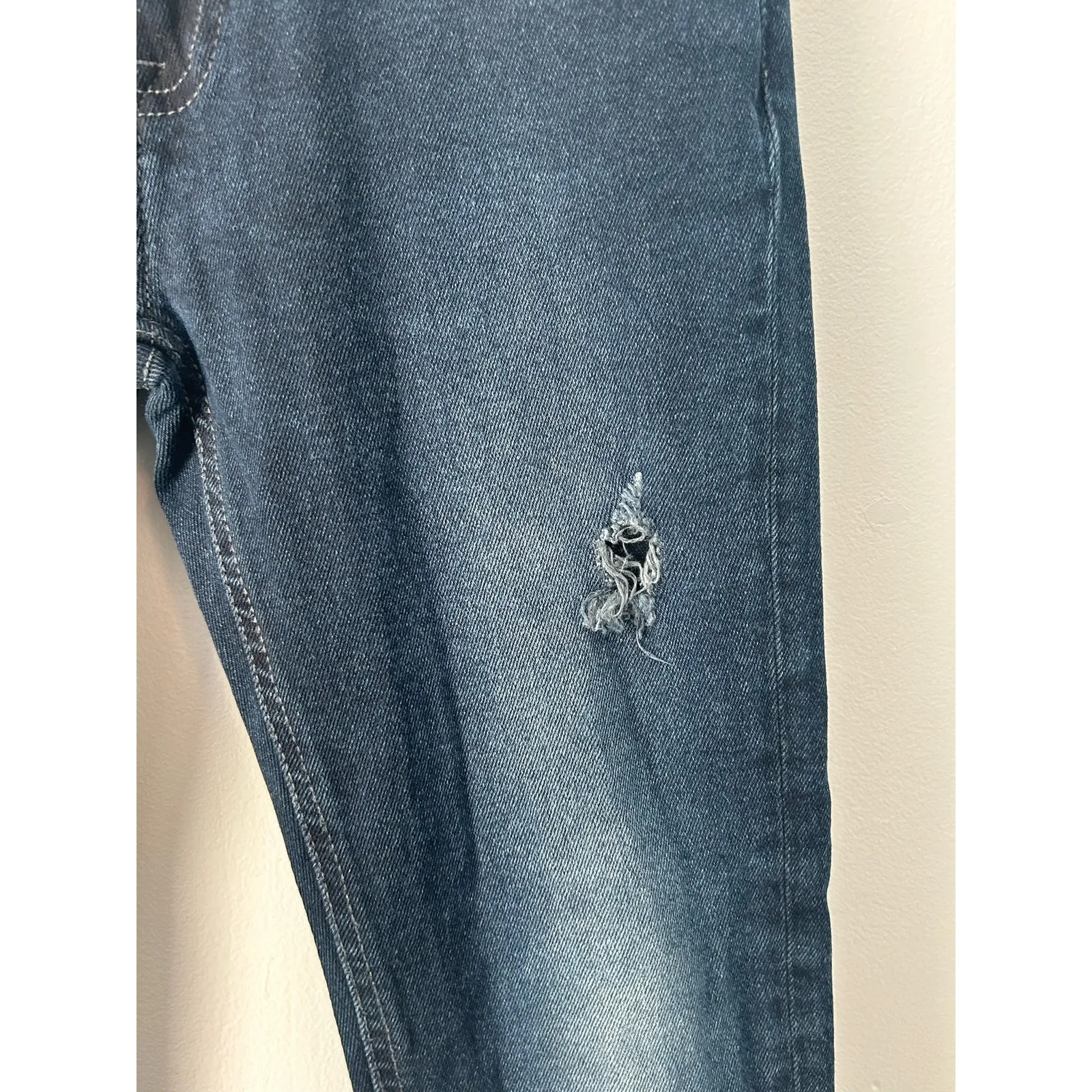 7 For All Mankind Jeans Size 12 Paxton Low Rise Grunge Straight Leg Festival - Image 4