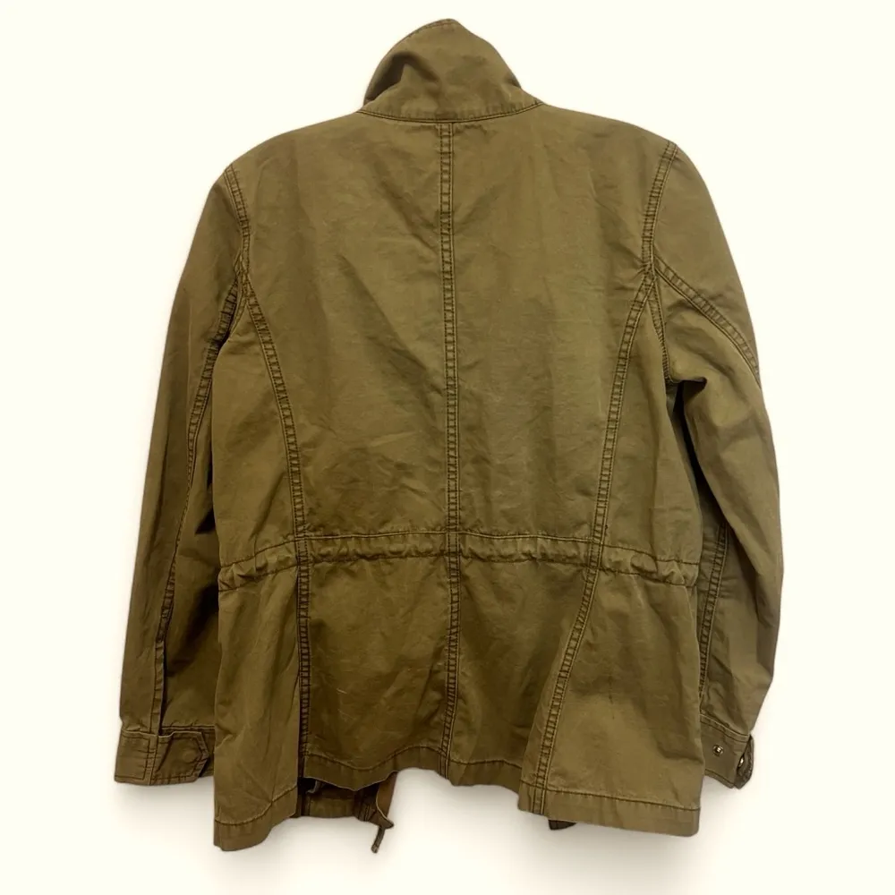 Women's Army Olive Green Military Utility Jacket Surplus Fleet Small - Image 3