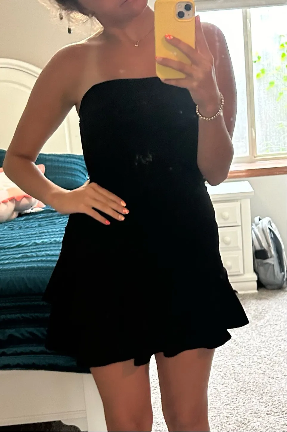 Strapless Black Dresss - Image 3