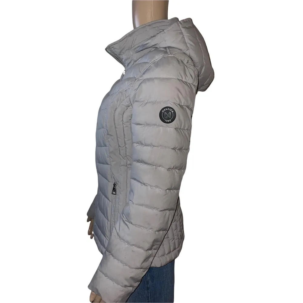 Nautica  packable stretch puffer hooded jacket - Image 4